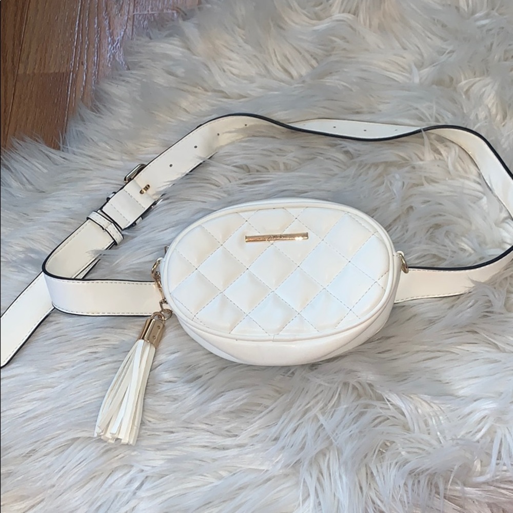 Aldo white fanny pack